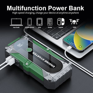 Purehood แบตเตอรี่รถยนต์12V แบบพกพา Q1เครื่องจั๊มสตาร์ท: ชุดพลังงานอเนกประสงค์พร้อมไฟฉาย LED, ตัวเสริมแบตเตอรี่รถยนต์ - Product Image 5