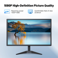 Moniteur d'ordinateur PC LCD 1080p 1k à bas prix 15/17/18,5/19/21,5/22/23/23,6/24/27 pouces TN pour bureau à domicile, usage professionnel