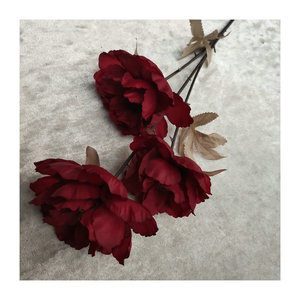 Fleurs de pivoine artificielles Suzume Ii, 66 cm de haut, style européen, arrangement floral en soie pour mariage et décoration de la maison - Product Image 5