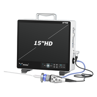 Système d'endoscopie médicale compacte électrique FHD IKEDA YKD-9115H avec lumière froide LED et caméra compatible Telepack de 15 pouces pour