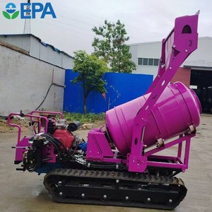 เครื่องผสมคอนกรีตแบบถังผสมน้ำมันดีเซลขนาดเล็กพกพาได้ - Product Image 4