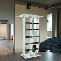 Pupitre de conférence transparent Ekintop au design moderne, prix usine, pour églises et autres espaces commerciaux