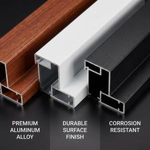 <span class=keywords><strong>Porta</strong></span> in <span class=keywords><strong>Vetro</strong></span> Temperato Satinato in Lega di Alluminio 79x32 Stile Moderno, Impermeabile per Uso Interno Bagno, Superficie Rifinita - Product Image 3