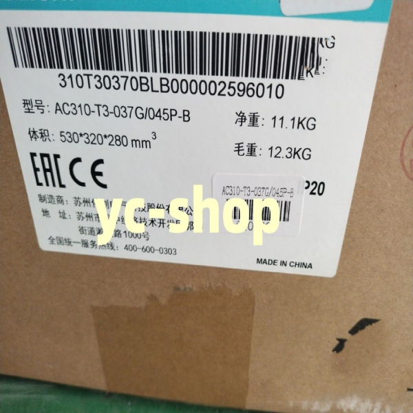 New in Box AC310-T3-037G045P-B 12-month Warranty Industrial Control PLC