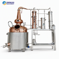 Équipement de distillerie ZJ 1700L, système de distillation multi-espèces, ligne de production clé en main de whisky, rhum, vodka, gin
