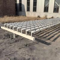 Système de culture en serre en gros, système hydroponique vertical complet, système de canaux NFT en PVC pour la laitue