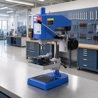 Machine à percer de table WDDM 50 mm, perceuse d'atelier, perceuse à métaux, perceuse à acier