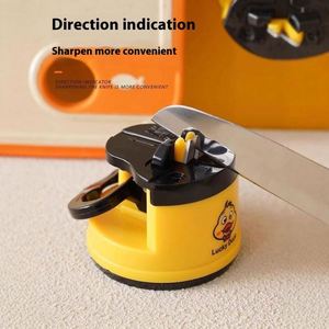 <b>Little</b> Yellow Duck Knife Sharpener Household Quick Scissors Tool Suction Cup for Kitchen Knives Artifacts Grinding - Product Image 4