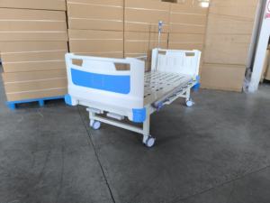 Медицинская кровать для клиник и больниц, 2-функциональная, регулируемая, с держателем для капельницы, для палат и ухода за пациентами - Product Image 6