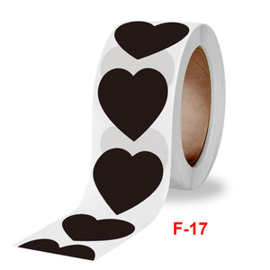 Tùy Chỉnh Con Dấu Logo Màu Đen Tình Yêu Trái Tim Trang Trí Bảo Vệ Môi Trường Tự Dính Niêm Phong Dán - Product Image 5