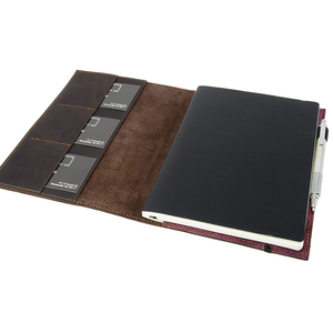 Tùy chỉnh du lịch Tạp Chí bìa da bơm lại Tạp Chí bìa bền máy tính xách tay bìa cho sách - Product Image 4