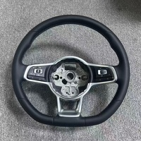 Verbessertes Leder-Lenkrad (Altes Modell) für Volkswagen VW Golf MK5 MK6 MK7 7.5 GTI GTD R Polo GTI CC Passat Tiguan
