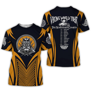 Vêtements vikings personnalisés Celtiques Thor Odin WJH03, vêtements vikings pour femmes, t-shirts, t-shirt promotionnel viking d'été - Product Image 5