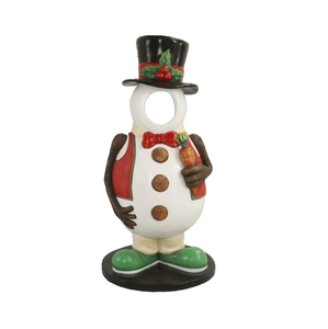 Christmas Fiberglass Resin Sculpture | Large Outdoor Yard Decoration <strong>Santa</strong> <strong>Sleigh</strong> &amp; <strong>Reindeer</strong> Statue - Product Image 3