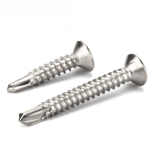 M4.2 thép không gỉ mạ kẽm tự khoan vít chéo phẳng đầu vít Metric countersunk lắp ráp vít - Product Image 4