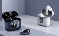 Écouteurs TWS 6.0 avec chargement Type-C, contrôle tactile, design semi intra-auriculaire, moule exclusif, écouteurs sans fil avec étui de chargement