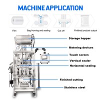 Machine d'emballage automatique multi-voies pour bâtonnets de gelée de qualité alimentaire, machine de remplissage et de scellage de sachets de 4 voies pour liquides et bâtonnets glacés