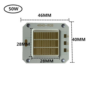 4046 công suất cao COB lật Chip đèn 10W 20W 30W <span class=keywords><strong>50W</strong></span> CCT <span class=keywords><strong>RGB</strong></span> <span class=keywords><strong>LED</strong></span> chip hạt blub điốt cho Diy Spotlight Flood ánh sáng - Product Image 4