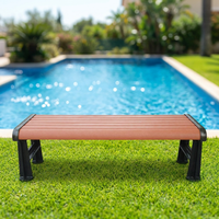 Banc d'attente publicitaire en acier, plastique et aluminium moulé pour terrasses, campus et villes – Fournisseur fabricant