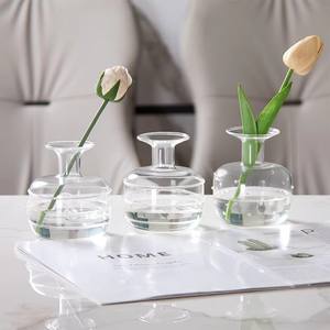 Jarrón de Vidrio Pequeño Soplado a Mano al por Mayor, Diseño Art Deco, Centro de Mesa, Decoración del Hogar, Botella para Hidroponía - Product Image 3