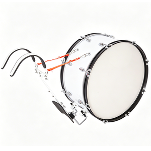 Bass Drum da Marcia Direttamente dalla Fabbrica, 16 18 20 22 24 26 28 Pollici, con Guscio in Legno, Supporto e Bacchette, per Bande Scolastiche, Vendita all'Ingrosso - Product Image 1