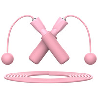 Corde à sauter sans fil en PVC et PP durable, design à petites balles, pour enfants, exercice à domicile, modèle de fitness double usage, débutants, unisexe