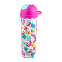 Bouteille de vélo en PP de 380 ml, forme crème glacée, avec logo personnalisé, réutilisable, écologique, sans BPA, sécuritaire pour les aliments, avec bouchon rabattable, idéale pour le camping
