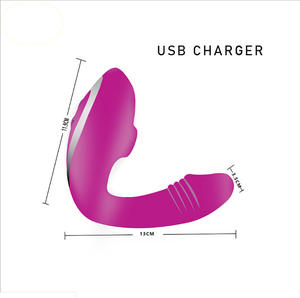 Vibrador de succión femenino con 10 frecuencias Masturbador erótico silencioso de 50dB alimentado por USB para uso en adultos - Product Image 5