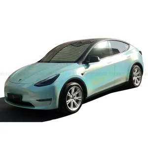 Wholesale Pet Colorful Laser Tiffany Blue Vinyl Car Wrapping Films Protective Car Car Paint Protection Film