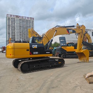 Excavadora de cadenas CAT 323D usada, <span class=keywords><strong>la</strong></span> más vendida, con motor de inyección directa para trabajos de construcción - Product Image 1