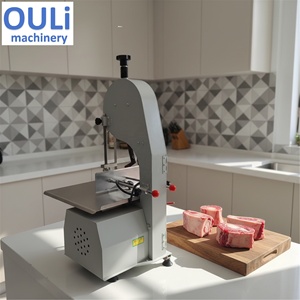 Scie à os électrique commerciale en acier inoxydable pour <span class=keywords><strong>boucherie</strong></span> et restaurant, système de contrôle de l'épaisseur de la lame réglable - Product Image 2