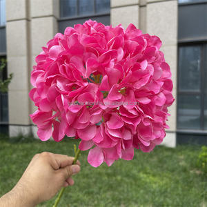 QSBDF 人造花 丝质绣球花 家居装饰花 人造丝绣球花 用于婚礼插花 - Product Image 5