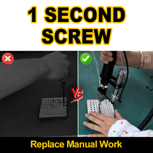 Machine de serrage automatique à vis M1.4-M5.0, réglable en couple, à alimentation par soufflage, à tension étendue, avec changement rapide de mâchoire et poignée légère - Product Image 4