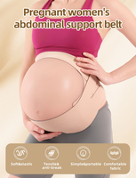 Ceinture de Maternité Élastique Ajustable Prix Usine Couleur Beige Soutien Lombaire pour Soulagement des Douleurs Dorsales