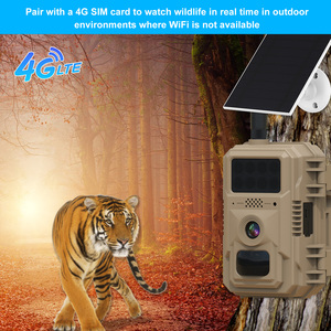 2025 New 4 gam GPS lĩnh vực săn bắn máy ảnh 940nm ánh sáng vô hình 3 cái PIR 0.1S kích hoạt năng lượng mặt trời săn bắn máy ảnh trò chơi và Đường Mòn máy ảnh - Product Image 5