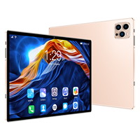 Tablette Économique Mini 8 Go de RAM 256 Go de ROM Double SIM 10.1 Pouces Wifi GPS Batterie 8000 mAh Appels 4G 5G Tablette Android pour Enfants