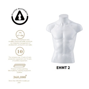 <span class=keywords><strong>Mannequin</strong></span> <span class=keywords><strong>Buste</strong></span> Homme en Plastique Sans <span class=keywords><strong>Bras</strong></span> pour Présentation de Vêtements – Léger et Idéal pour la Vente en Gros - Product Image 1