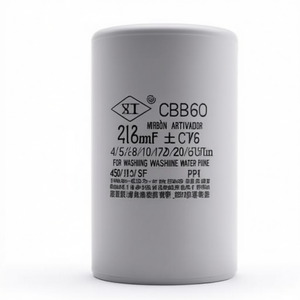 CBB60 มอเตอร์สตาร์ทคาปาซิเตอร์ 4/5/6/8/10/12/15/20/25uF 450VAC สำหรับเครื่องซักผ้าปั๊มน้ำ - Product Image 1