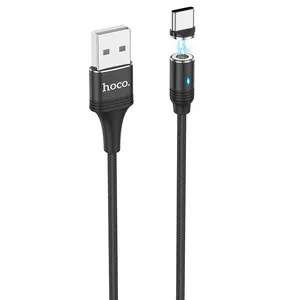 HOCO U76 1.2M 2A Del Telefono Delle Cellule di Tipo C USB Magnetico Cavo di Ricarica Veloce