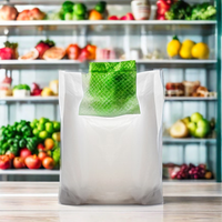 Emballage biodégradable personnalisé, emballage transparent en PE, sac en plastique pour t-shirt