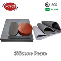 Feuille de mousse de silicone à cellules fermées résistante aux hautes températures pour l'isolation et l'étanchéité des applications haute tension 6 kV