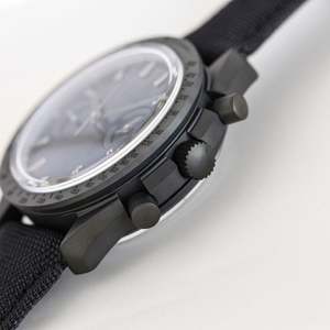 Montre mécanique multifonctionnelle chronographe de plongée, bracelet en acier inoxydable, mouvement 9300, 44 mm, aiguille de réserve de marche en acier inoxydable - Product Image 4