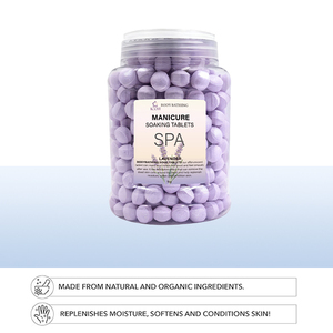 Tablettes de soin des mains KAMI faites à la main, luxe, lait et miel, 1000g, pour une utilisation à domicile comme en spa - Product Image 5