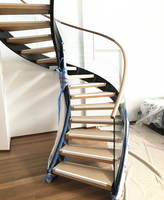 Marches D'escalier En Pierre naturelle avec des escaliers décorations près riser de roulement en bois