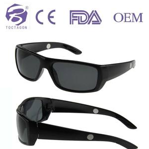 テレビで見られるように磁石カラーボックスパッケージとハイクリアビジョンスポーツ女性男性偏光偏光サングラス - Product Image 5