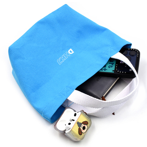 Bolsas de Lona Resistentes de 19*29*10cm con Impresión de Seda Personalizada OEM, Venta Caliente de Fábrica, Bolsas Reutilizables Promocionales de Alta Calidad - Product Image 4