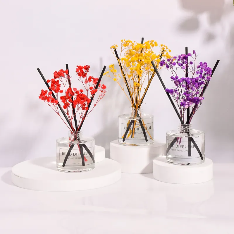 Diffusore di aromi in cina set diffusore di fragranze per la casa regalo con fiori secchi