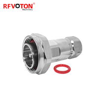 Approvisionnement d'usine Din L29 7/16 prise mâle vis cuivre/nickelage 1/2 "chargeur mousse LDF4-50A connecteur de câble Coaxial Rohs