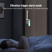 Alarme personnelle compacte rechargeable par USB 135 dB, porte-clés, alarme d'urgence, alerte sonore puissante pour la sécurité en voyage en extérieur et la nuit