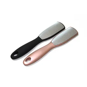 Double sides 9.5 inch pedicure callus remover plastic handle metal foot file